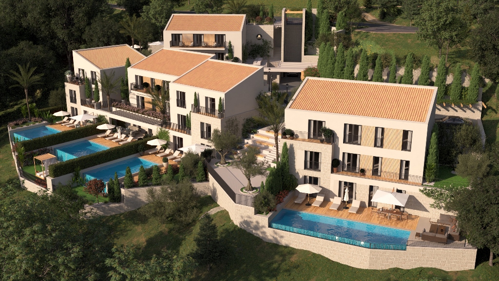 Luxurious villas in the Pine Village complex: Authentic Resort & Spa concept
